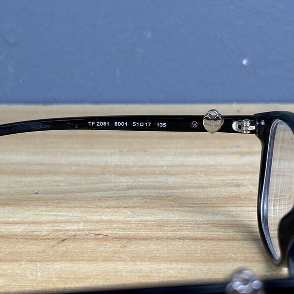Tiffany & Co. Eyeglasses Frames Only TF2081 8001 Black Silver Locks 51-17-135 main image 11